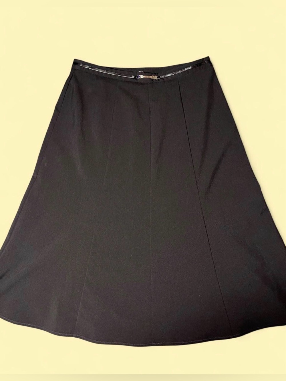 East 5th Black A-Line Midi Skirt - Picture 2 of 7